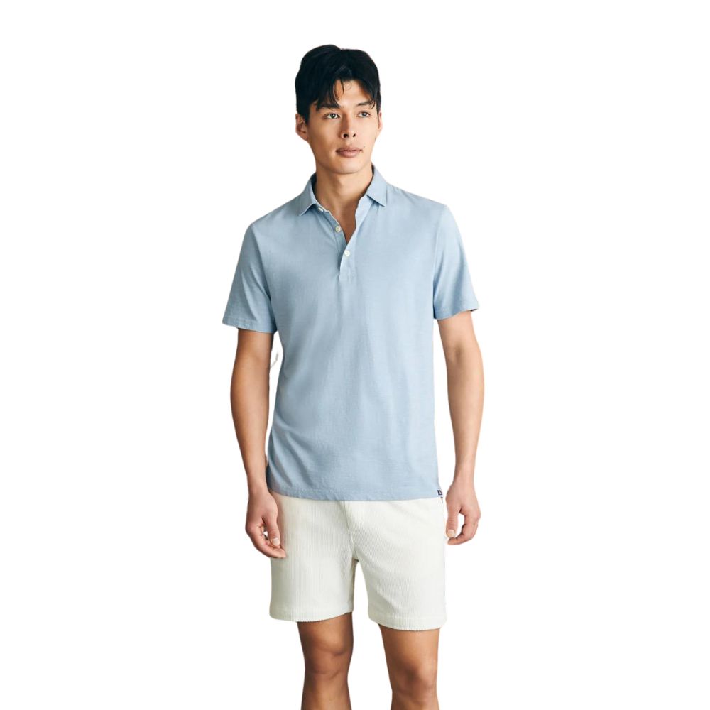 Faherty Men's Sunwashed T-Shirt Golf Polo