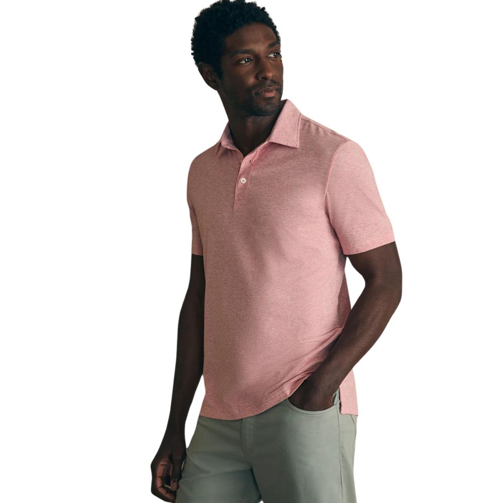 Faherty Men's Short-Sleeve Movement Polo Golf Shirt