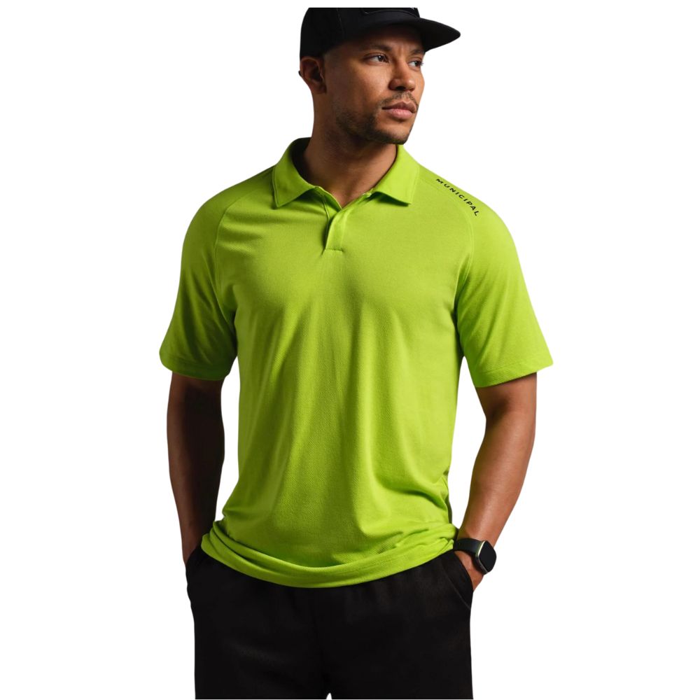 Municipal Men's Sport Tech Polo Golf Shirt