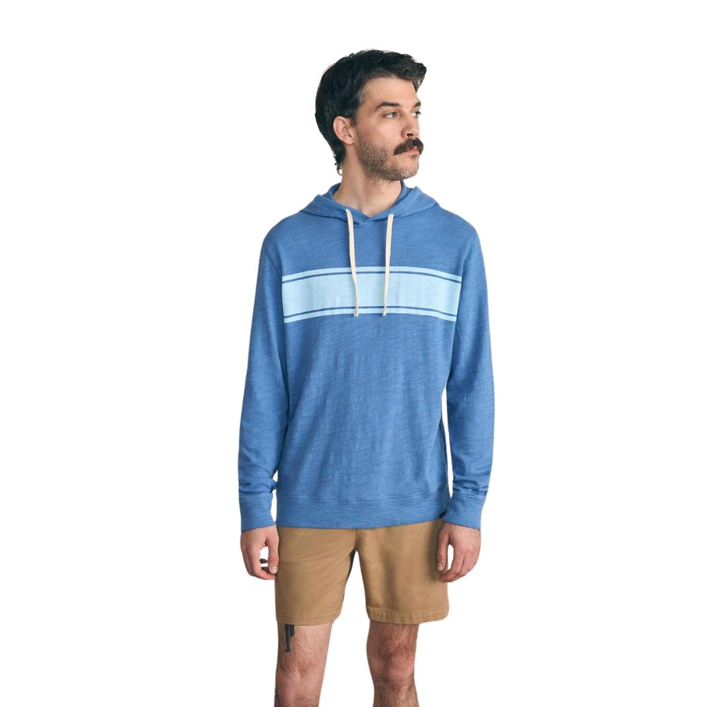 Faherty Men's Sunwashed Slub Hoodie