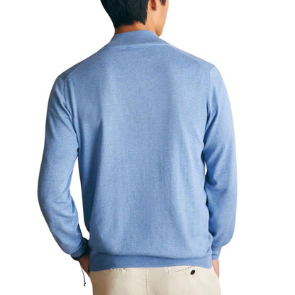 Faherty Men's Movement Quarter Zip Sweater