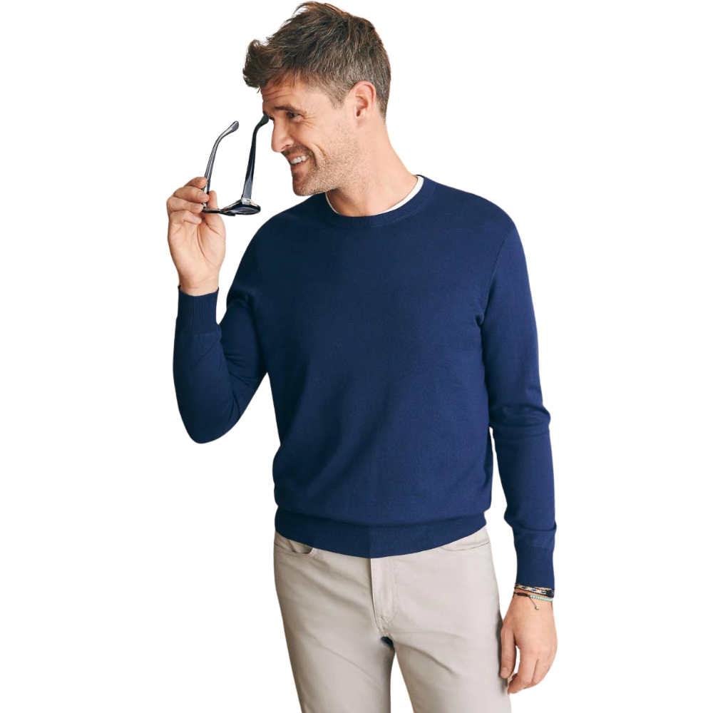 Faherty Men's Movement Crewneck Sweater