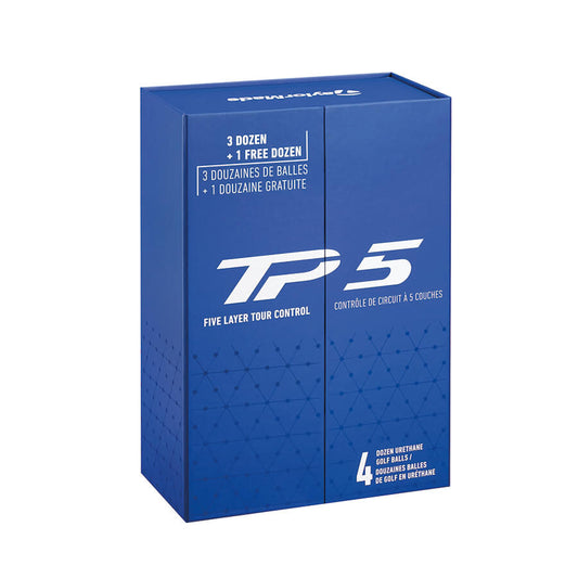 TaylorMade 2024 TP5 3+1 Promo Athlete Box (4 Dozen Golf Balls)