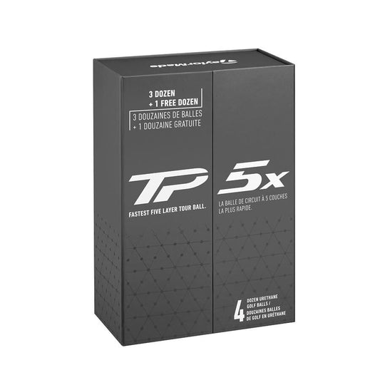 TaylorMade 2024 TP5x 3+1 Promo Athlete Box (4 Dozen Golf Balls)