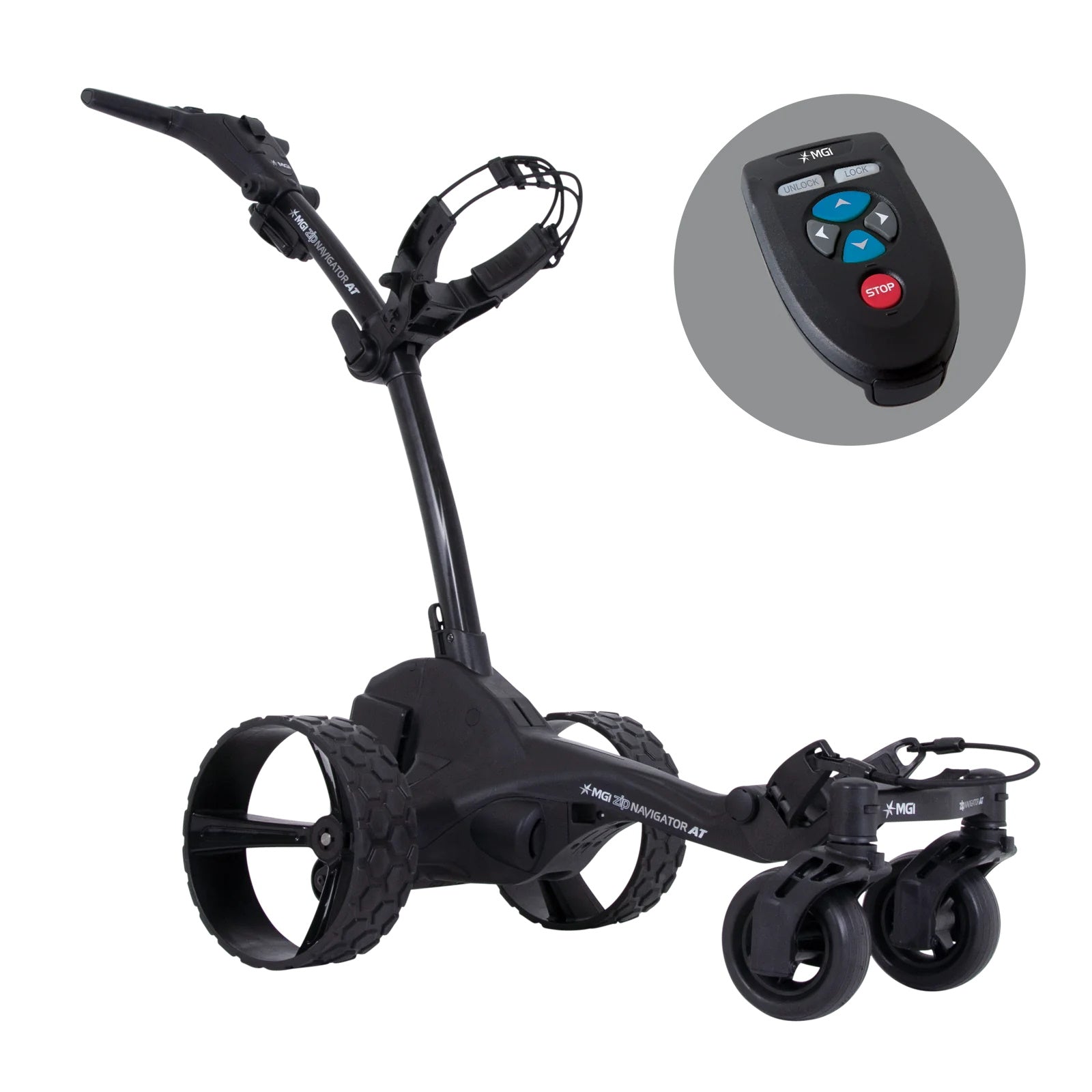 MGI ZIP NAVIGATOR AT ALL TERRAIN ELECTRIC GOLF CADDY - BLACK