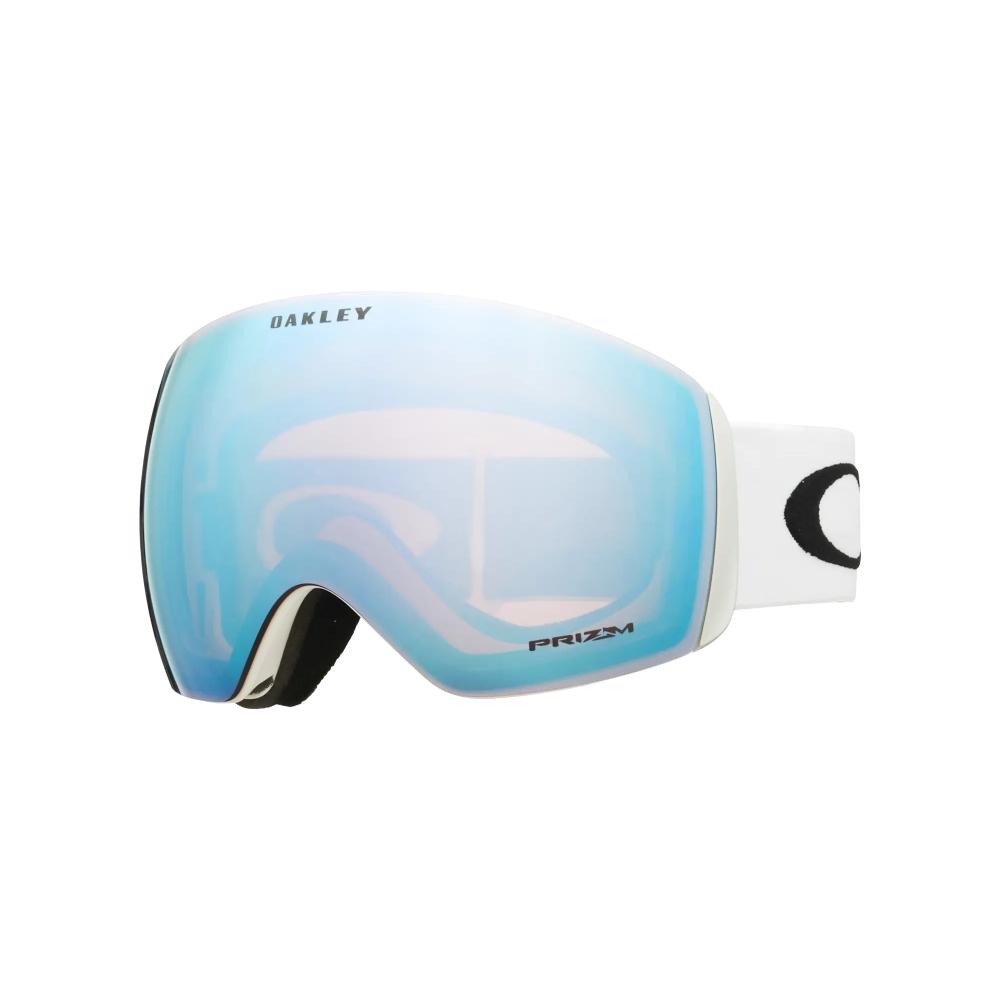 Oakley Flight Deck L Snow Goggles Matte White Strap w/ Prizm Snow Sapphire Iridium Lenses - OO7050-91