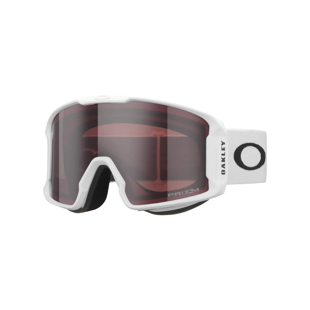 Oakley Line Miner L Snow Goggles Matte White Strap w/ Prizm Garnet Lenses - OO7070-B9