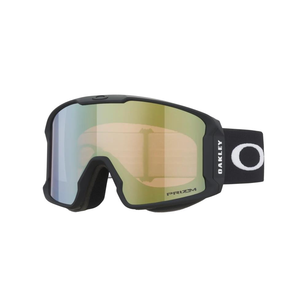 Oakley Line Miner L Snow Goggles Matte Black Strap w/ Prizm Sage Gold Lenses - OO7070-C3