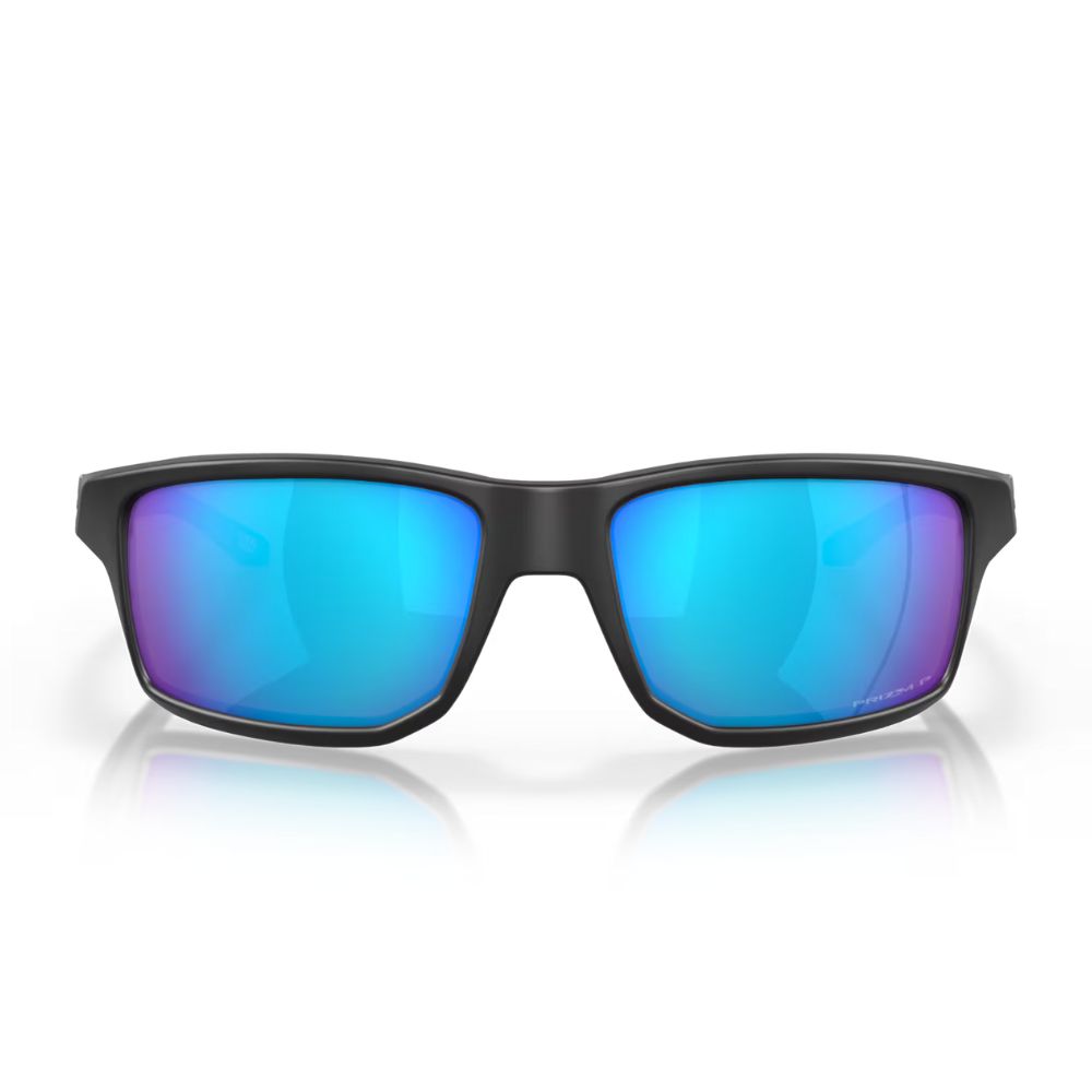 Oakley Gibston Sunglasses - Matte Black Frame/Prizm Sapphire Polarized Lens