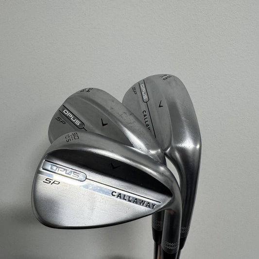Callaway Opus SP Chrome Wedge Set 50.10°, 54.10°, 58.08° Steel RH - VERY GOOD