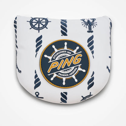 PING Captains Mallet Putter Headcover White Limited Edition 2026