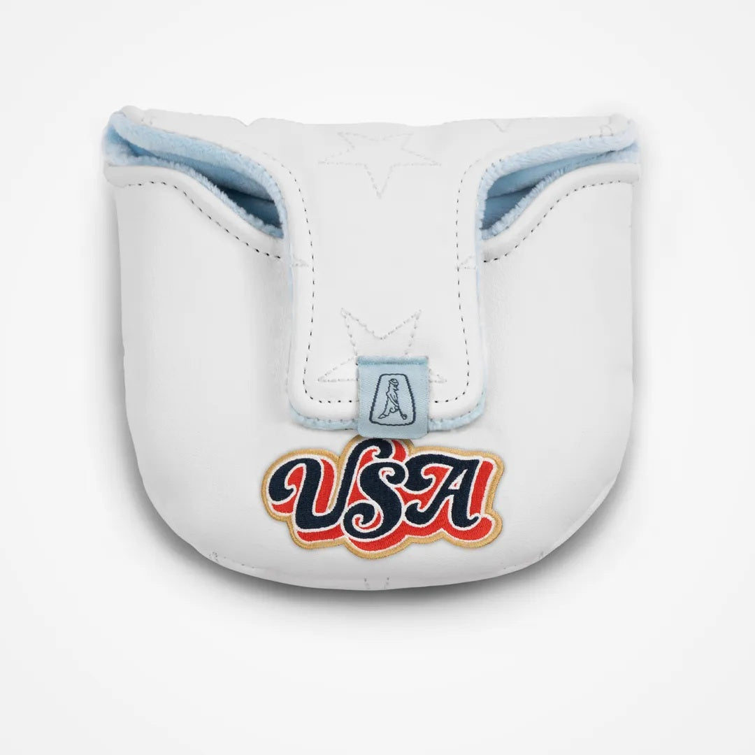 Ping Red, White & Golf Mallet Putter Headcover 2026