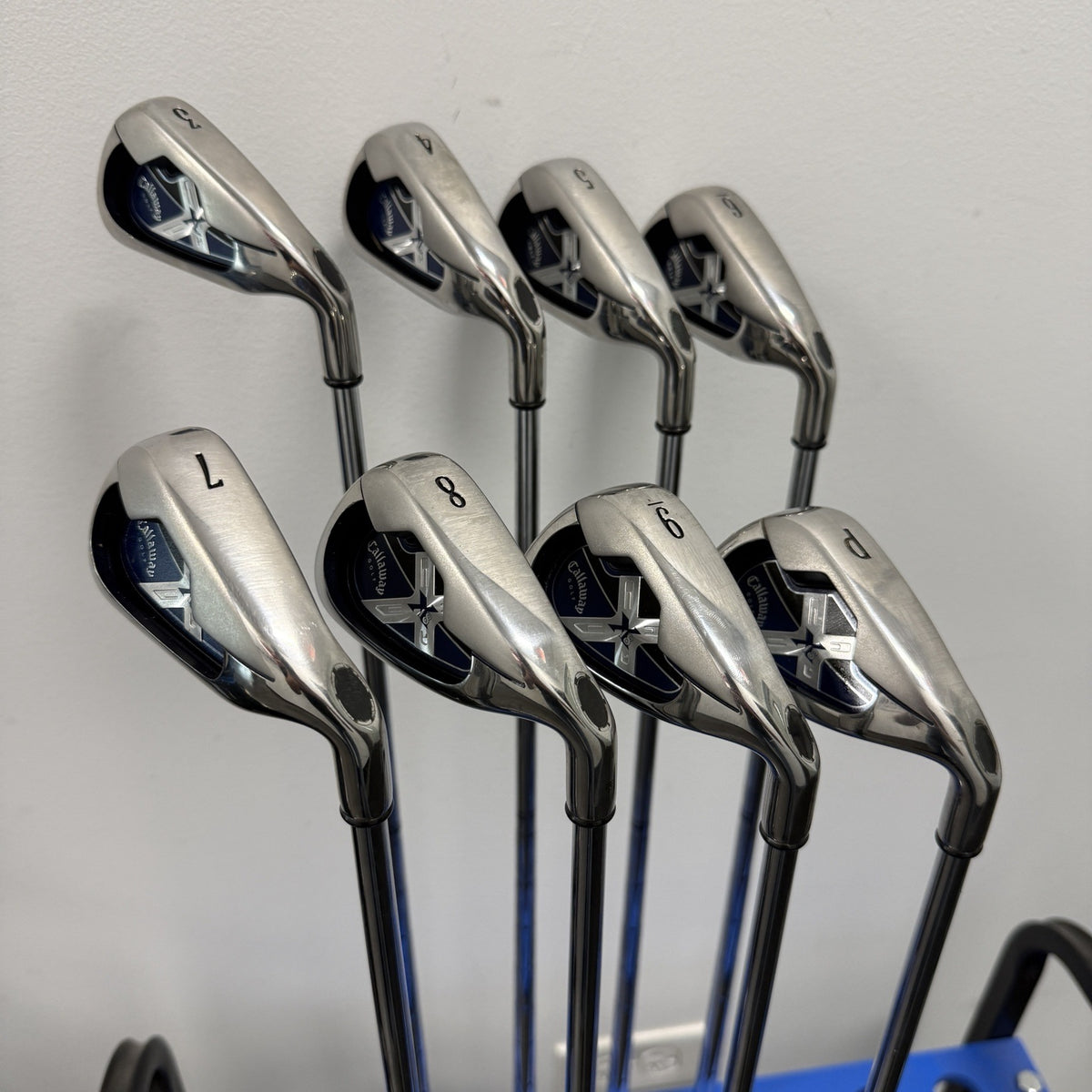Callaway X-18 Iron Set 3-PW Uniflex Steel Shafts Right Hand (Pre-Owned)