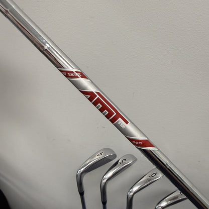 Titleist Titleist 718 AP3 Iron Set 4-PW,AW Steel AMT Red Regular Flex Right Hand (Pre-Owned)
