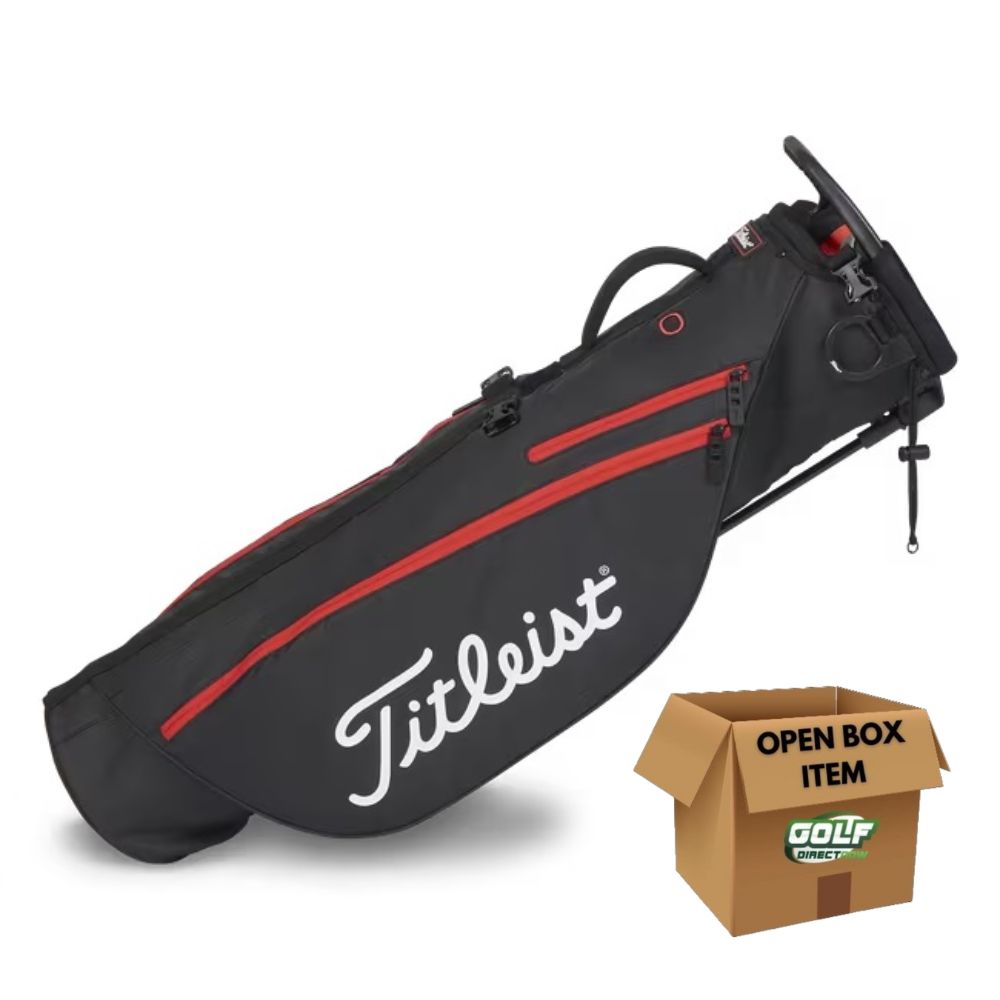 Titleist Premium Carry Bag Golf Bag - Black/Black/Red - SHOP WORN