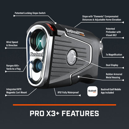 Bushnell Pro X3+ Link Laser Golf Rangefinder - Open Box