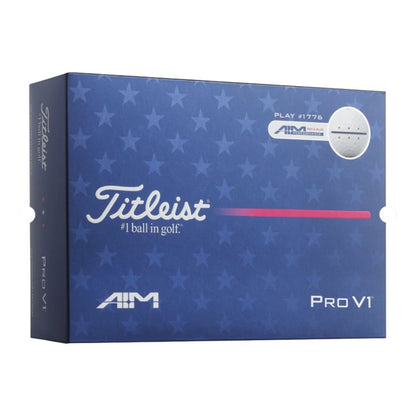 Titleist Pro V1 US 1776 Limited Edition Golf Balls White - 1 Dozen