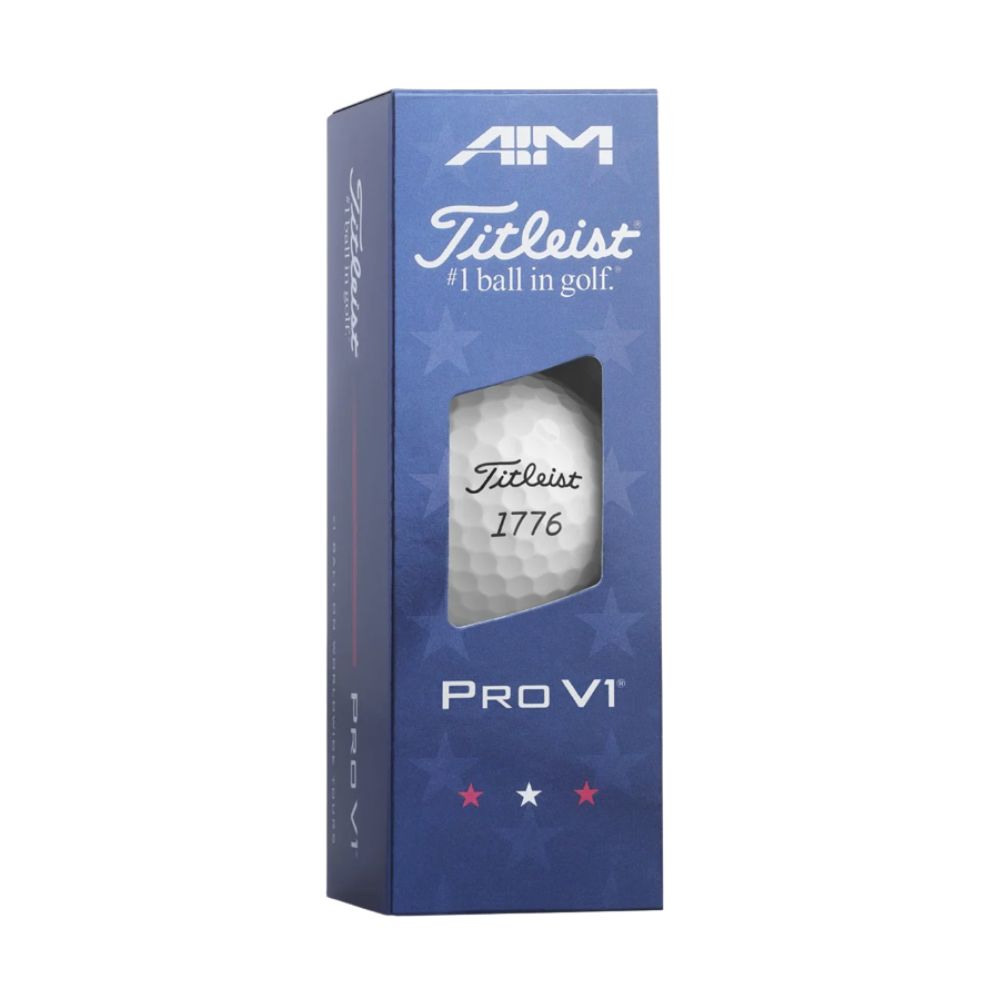 Titleist Pro V1 US 1776 Limited Edition Golf Balls White - 1 Dozen