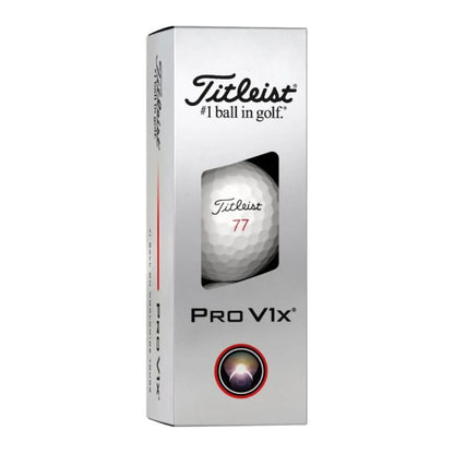 Titleist 2025 Pro V1x Golf Balls White Special Play Numbers