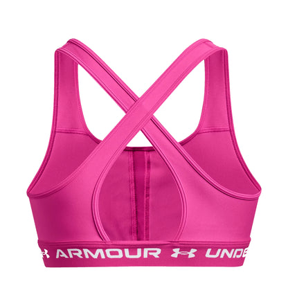 Under Armour Women's UA Mid Crossback Sports Bra
