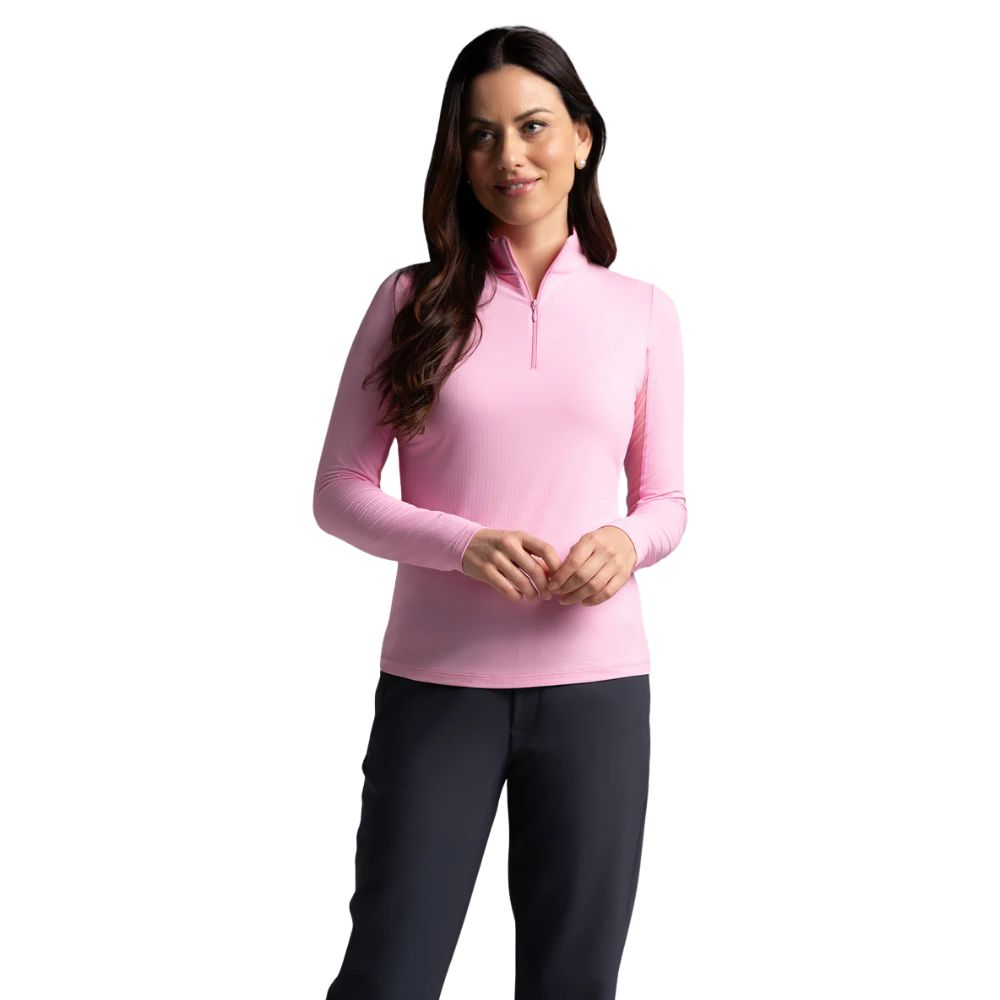 IBKUL Womens Mock Long Sleeve Pullover