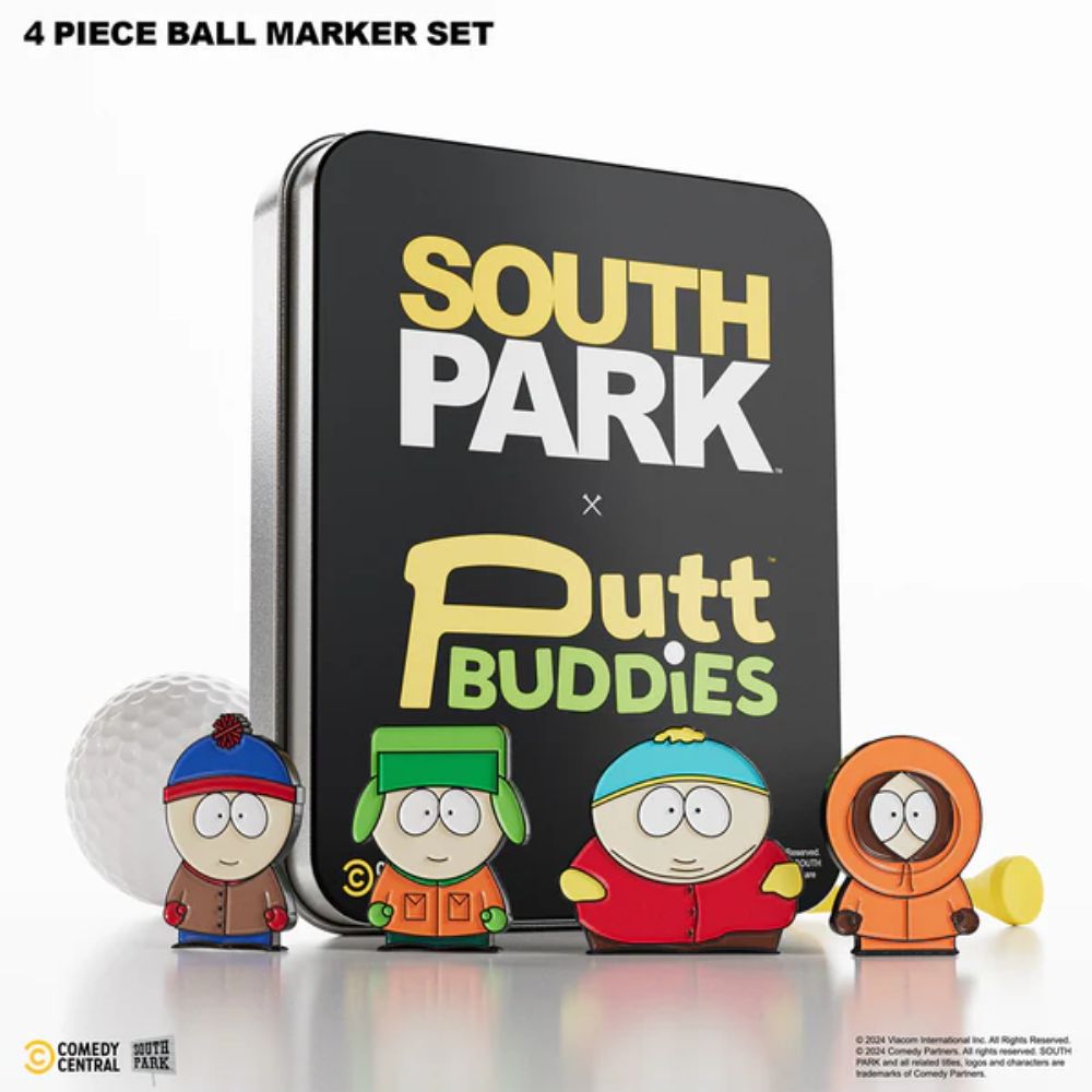 Putt Buddies Classic South Park - 4 Piece Ball Marker Set