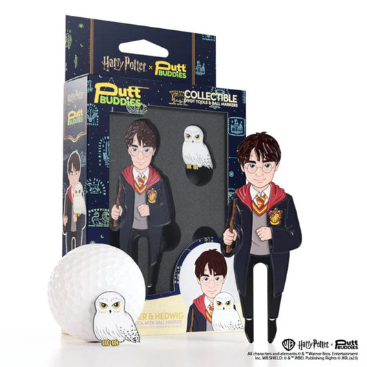 Putt Buddies Harry Potter Divot Tool with Hedwig Ball Marker