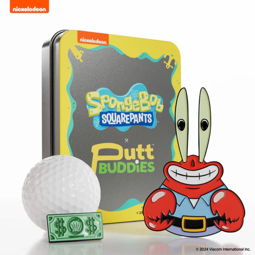 Putt Buddies Mr. Krabs Divot Tool w/ Me First Dollar Ball Marker