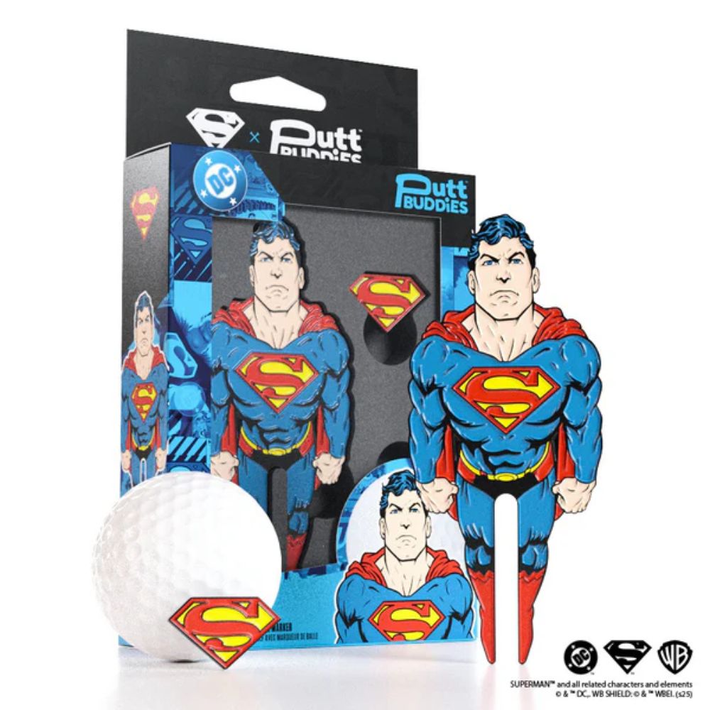 Putt Buddies Superman Divot Tool & Ball Marker Set