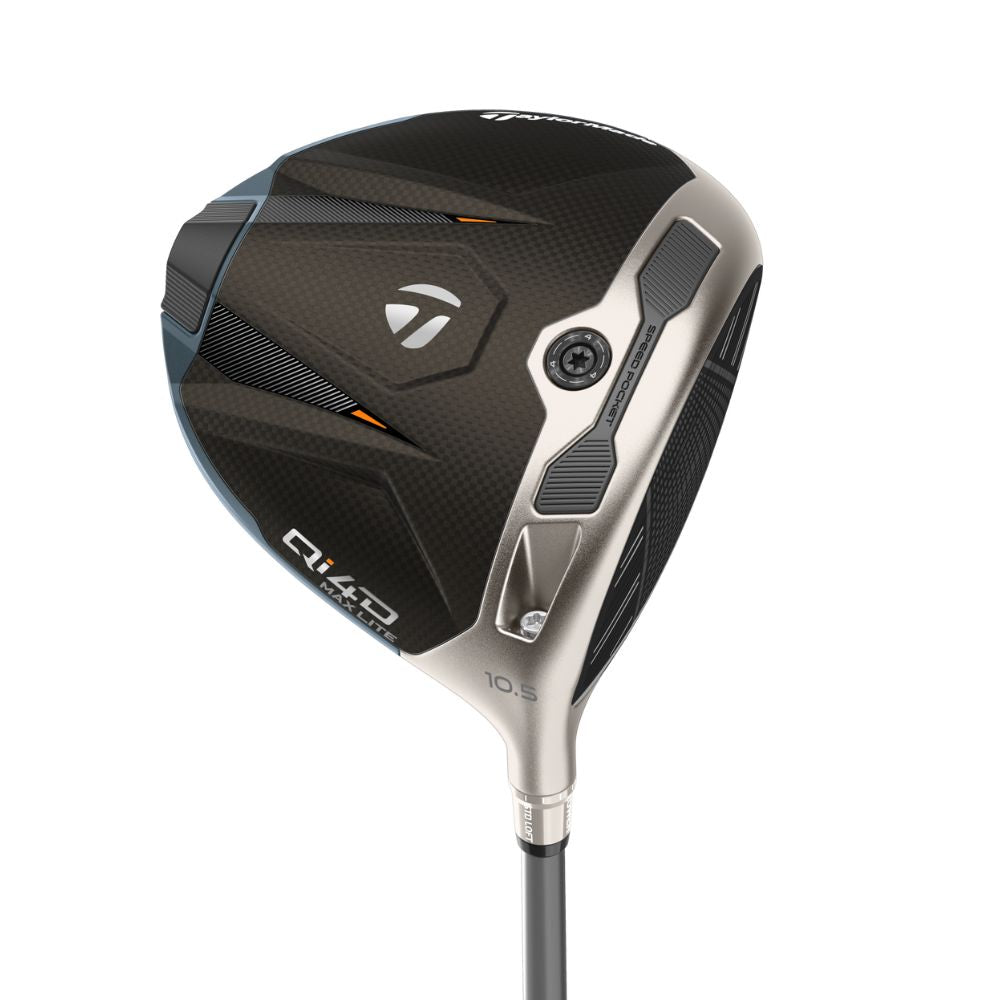 TaylorMade Qi4D Max Lite Driver 10.5 Reax Blue 40 Regular Flex Right Hand - Shop Worn