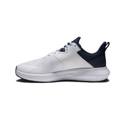 Footjoy 2027 FJ Qmotion Golf Shoes - 57205 - White/Pageant Blue/China Blue