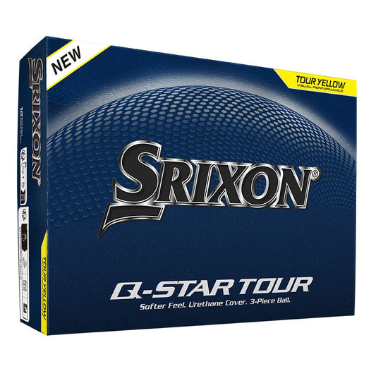 Srixon 2026 Q-Star Tour 6 Golf Balls Tour Yellow (1 Dozen)