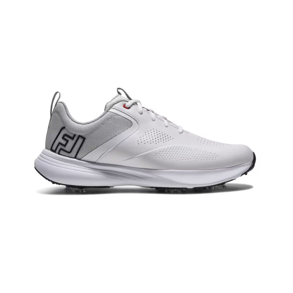 Footjoy 2027 FJ Qualifier Golf Shoes - 57211 - White/Black/High Risk Red
