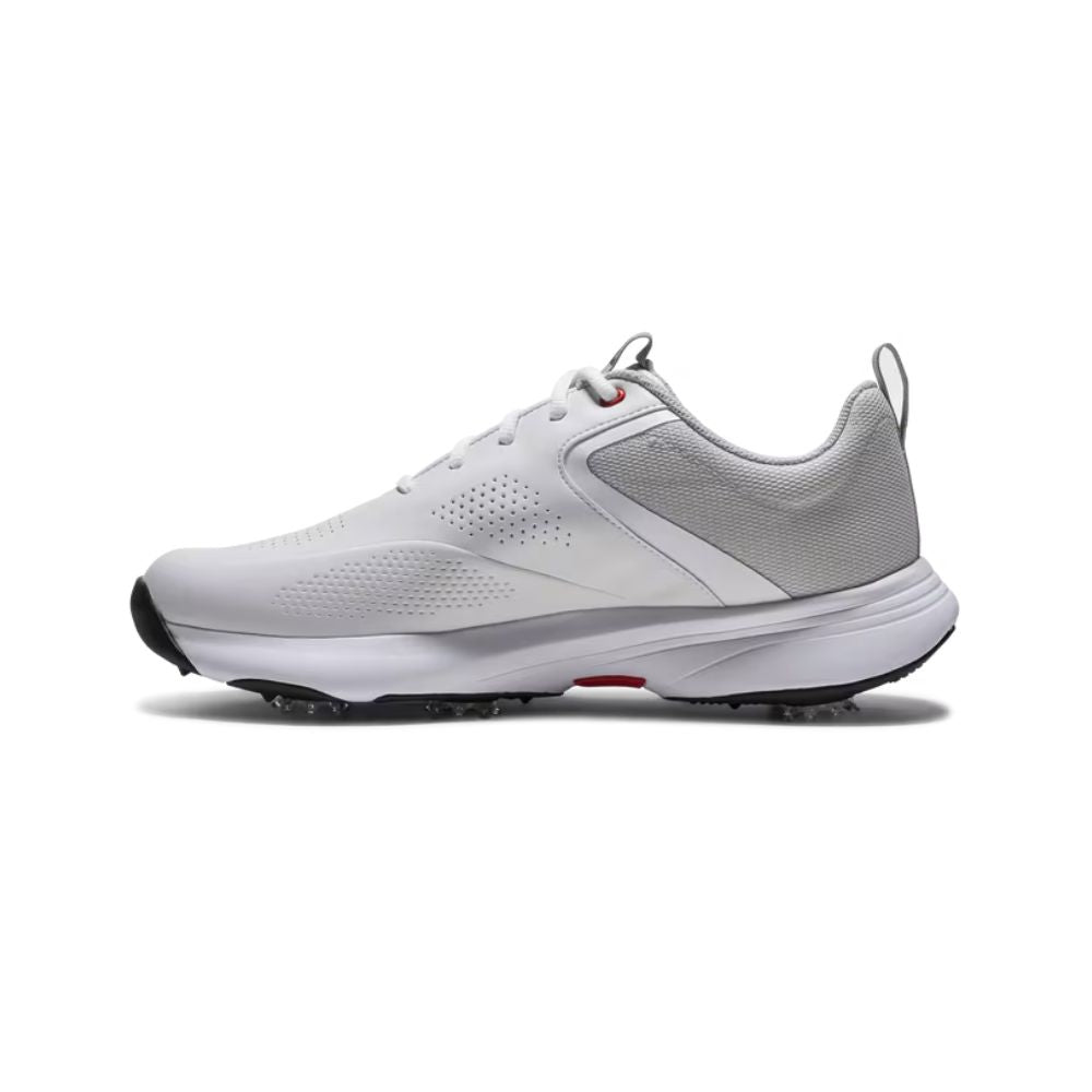 Footjoy 2027 FJ Qualifier Golf Shoes - 57211 - White/Black/High Risk Red