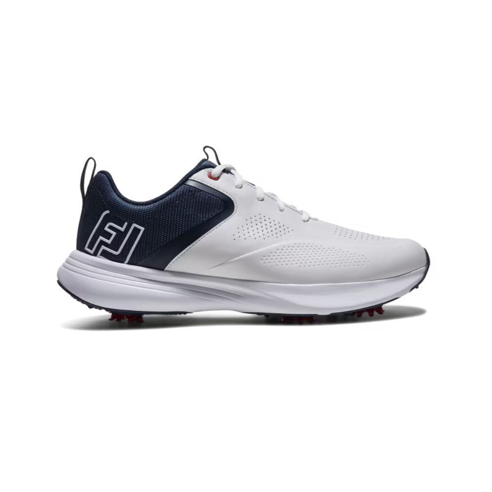 Footjoy 2027 FJ Qualifier Golf Shoes - 57215 - White/Pageant Blue/High Risk Red