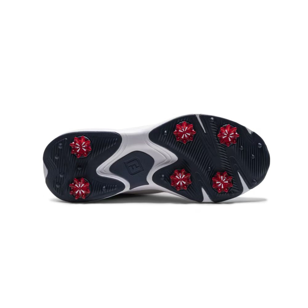 Footjoy 2027 FJ Qualifier Golf Shoes - 57215 - White/Pageant Blue/High Risk Red