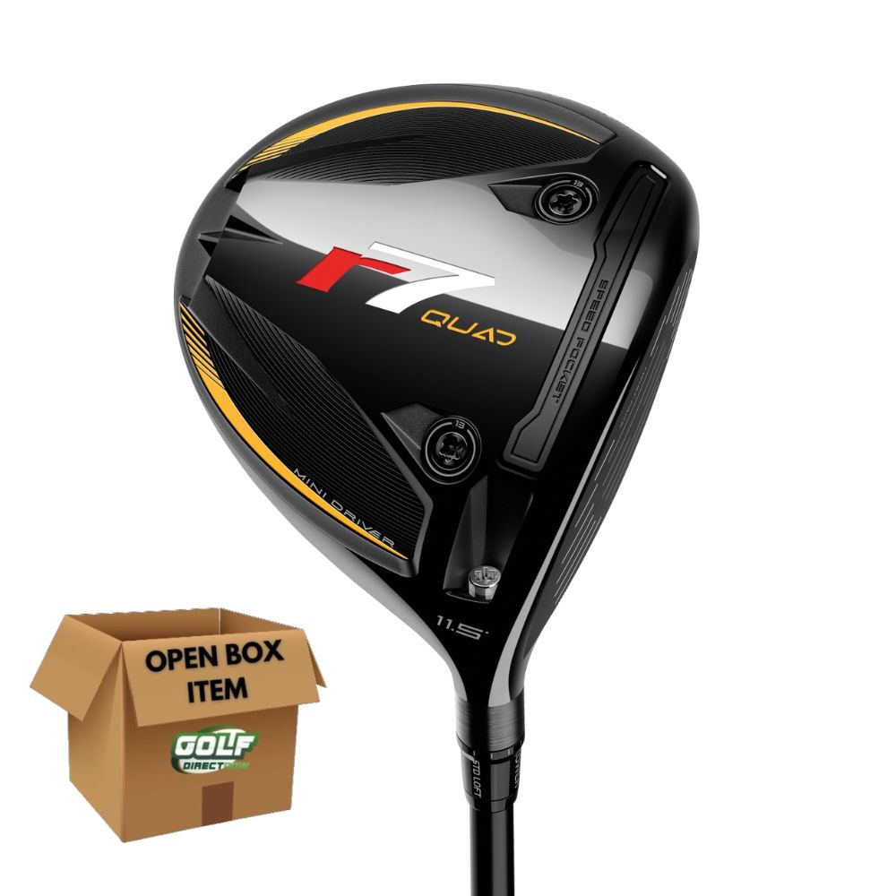 TaylorMade r7 Quad Mini Driver 13.5 Loft Speeder MD Shaft Stiff Flex Right Hand - Shop Worn