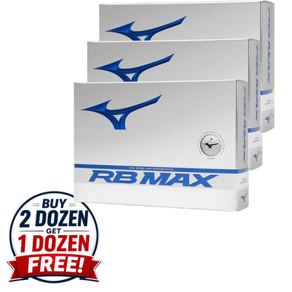 Mizuno RB Max White Golf Balls - Buy 2 Dozen, Get 1 Dozen FREE