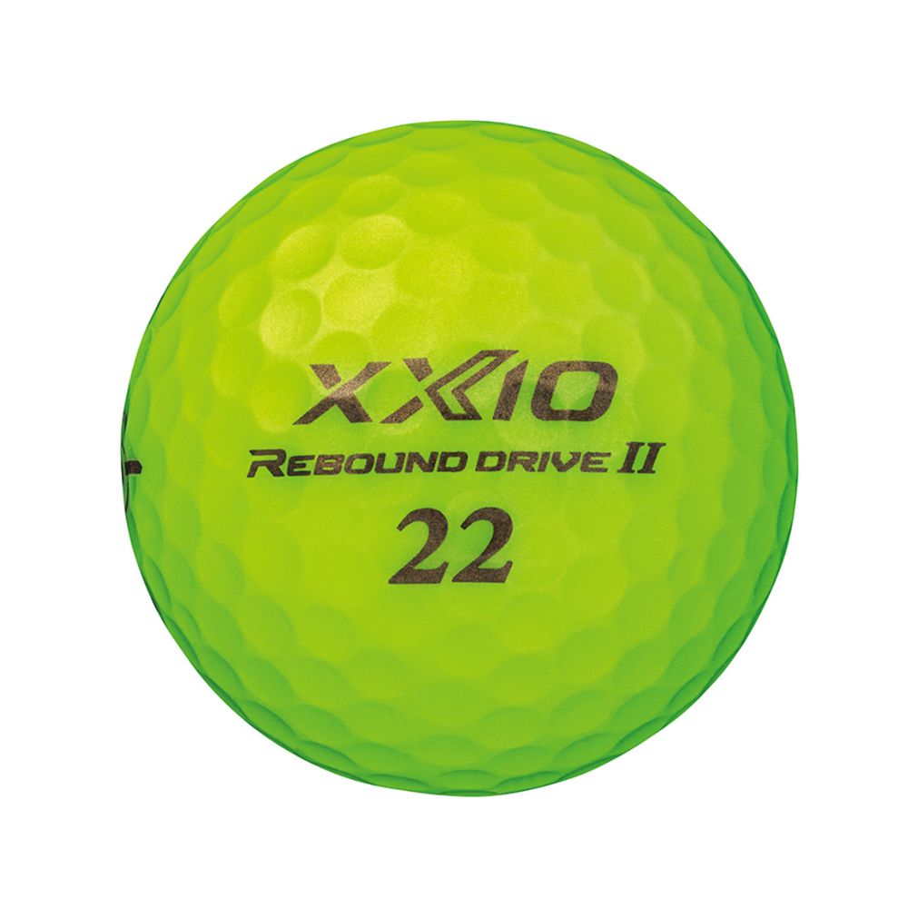 XXIO Rebound II Golf Balls Lady Premium Lime Yellow - 1 Dozen