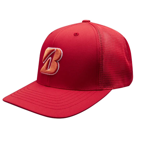 Bridgestone Men's Eco Mesh Full Color Snapback Golf Hat
