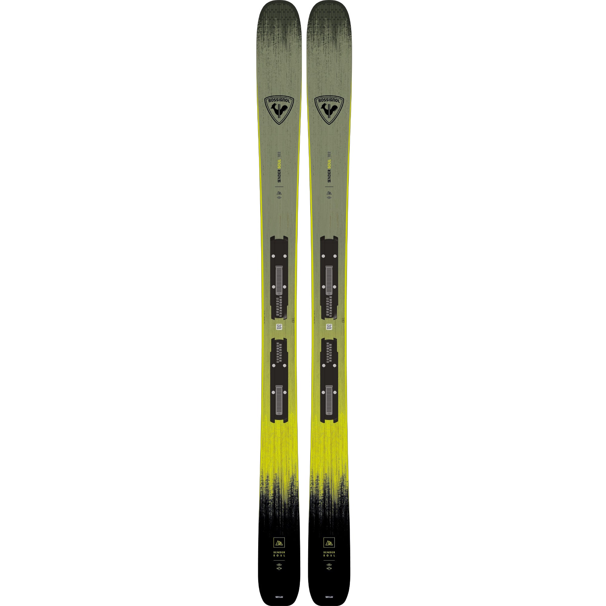Rossignol Sender Soul 102 Skis + NX 12 Konect Bindings