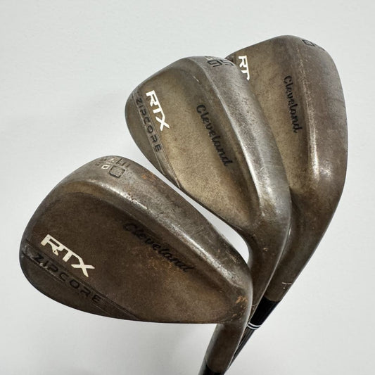 Cleveland RTX Zipcore Tour Rack 50.10*, 56.10*, 60.12* DG Tour Issue "T" Stamp