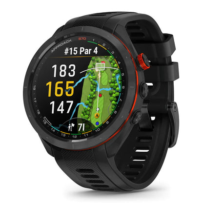 Garmin Approach S70 GPS Golf Smartwatch 47Mm - Black - Open Box