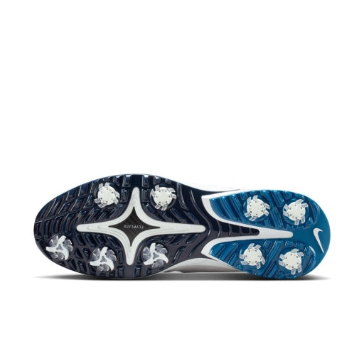 Nike Victory Tour 4 Golf Shoes - Summit White/Metallic Silver/Court Blue