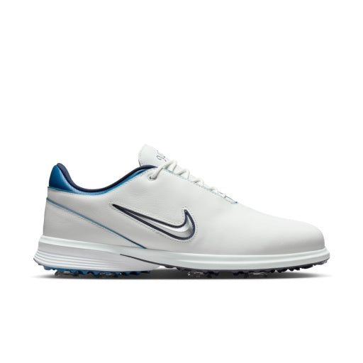 Nike Victory Tour 4 Golf Shoes - Summit White/Metallic Silver/Court Blue