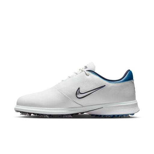Nike Victory Tour 4 Golf Shoes - Summit White/Metallic Silver/Court Blue