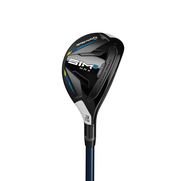TaylorMade Mens SIM2 Max 4 Hybrid 22.0 Loft Regular Flex Left Hand - Shop Worn