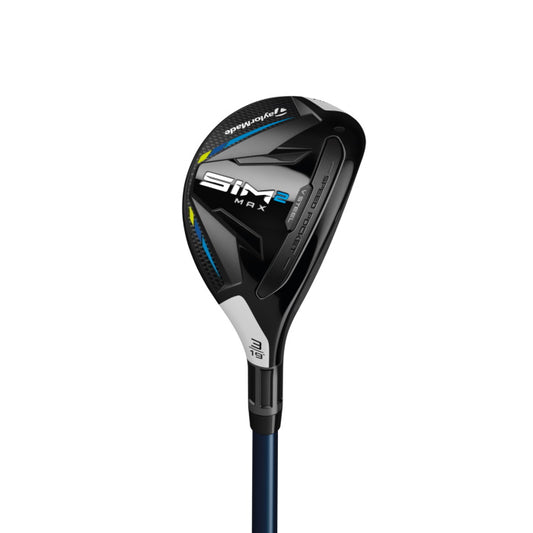 TaylorMade Mens SIM2 Max 4 Hybrid 22.0 Loft Regular Flex Left Hand - Shop Worn