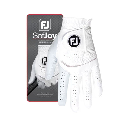 Footjoy Mens SofJoy Golf Glove White
