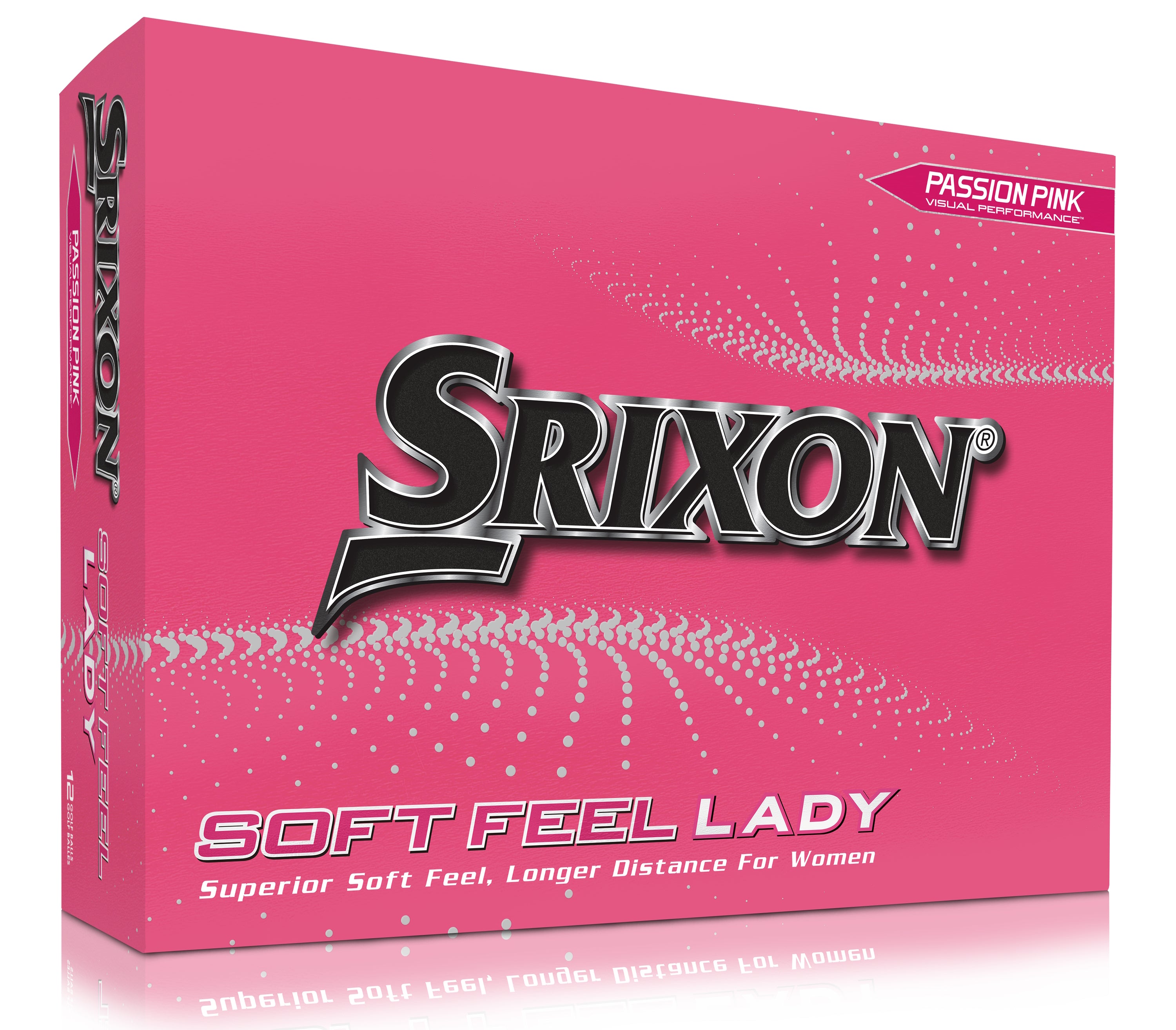 Srixon Soft Feel Lady 8 Passion Pink Golf Balls 1 Dozen 2023